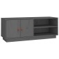 vidaXL TV-Schrank Grau 105x34x40 cm Massivholz Kiefer vidaXL TV-Schrank Grau 105x34x40 cm Massivholz Kiefer