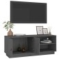vidaXL TV-Schrank Grau 105x34x40 cm Massivholz Kiefer vidaXL TV-Schrank Grau 105x34x40 cm Massivholz Kiefer