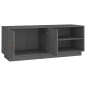 vidaXL TV-Schrank Grau 105x34x40 cm Massivholz Kiefer vidaXL TV-Schrank Grau 105x34x40 cm Massivholz Kiefer