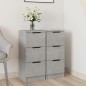 vidaXL Sideboards 2 Stk. Betongrau 30x30x70 cm Holzwerkstoff vidaXL Sideboards 2 Stk. Betongrau 30x30x70 cm Holzwerkstoff