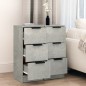 vidaXL Sideboards 2 Stk. Betongrau 30x30x70 cm Holzwerkstoff vidaXL Sideboards 2 Stk. Betongrau 30x30x70 cm Holzwerkstoff
