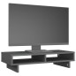 vidaXL Monitorständer Grau 60x27x14 cm Massivholz Kiefer vidaXL Monitorständer Grau 60x27x14 cm Massivholz Kiefer