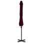 vidaXL Ampelschirm mit Aluminium-Mast Rot 300 cm vidaXL Ampelschirm mit Aluminium-Mast Rot 300 cm