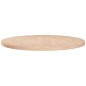 vidaXL Runde Tischplatte Ø70x2,5 cm Unbehandeltes Massivholz Eiche vidaXL Runde Tischplatte Ø70x2,5 cm Unbehandeltes Massivholz Eiche