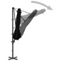 vidaXL Ampelschirm mit Aluminium-Mast Schwarz 300 cm vidaXL Ampelschirm mit Aluminium-Mast Schwarz 300 cm