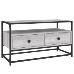 vidaXL TV-Schrank Grau Sonoma 80x35x45 cm Holzwerkstoff
