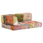 Pouf Patchwork Stoff Pouf Patchwork Stoff