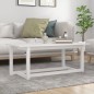 vidaXL Couchtisch Weiß 110x55x45 cm Massivholz Kiefer vidaXL Couchtisch Weiß 110x55x45 cm Massivholz Kiefer
