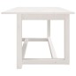 vidaXL Couchtisch Weiß 110x55x45 cm Massivholz Kiefer vidaXL Couchtisch Weiß 110x55x45 cm Massivholz Kiefer