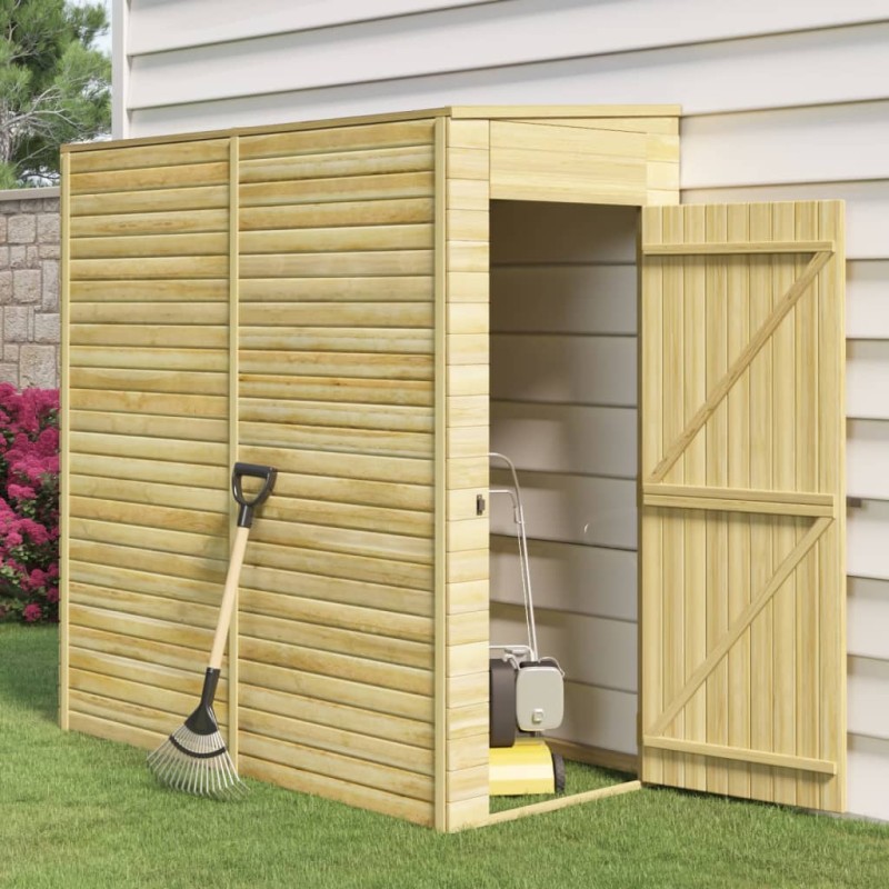 vidaXL Garten-Lagerschuppen 100x210x218 cm Kiefernholz Imprägniert vidaXL Garten-Lagerschuppen 100x210x218 cm Kiefernholz Imprägniert
