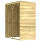 vidaXL Garten-Lagerschuppen 100x210x218 cm Kiefernholz Imprägniert vidaXL Garten-Lagerschuppen 100x210x218 cm Kiefernholz Imprägniert