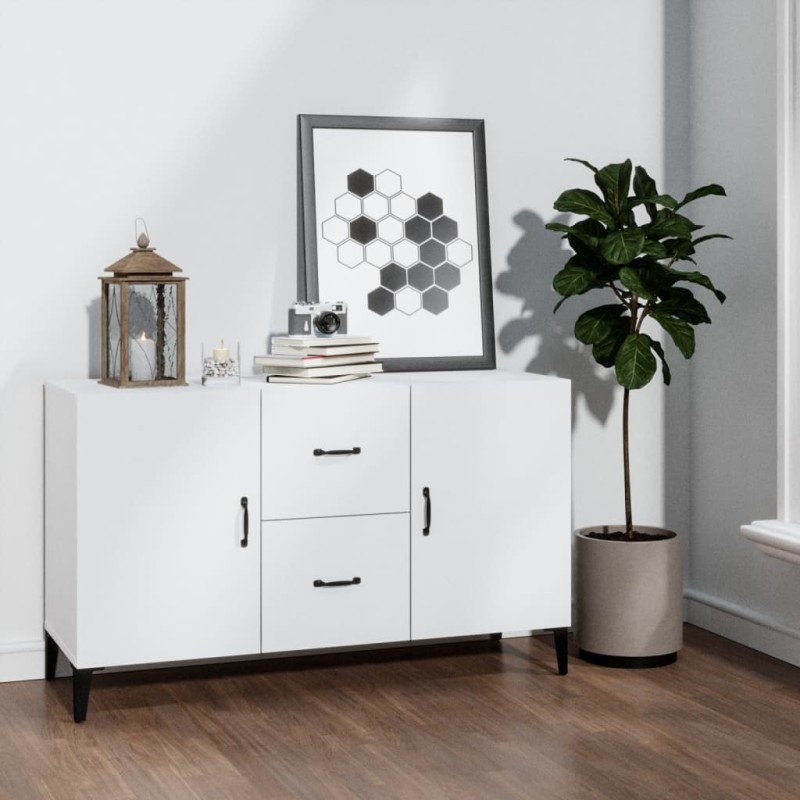 vidaXL Sideboard Weiß 100x36x60 cm Holzwerkstoff vidaXL Sideboard Weiß 100x36x60 cm Holzwerkstoff