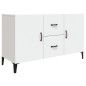 vidaXL Sideboard Weiß 100x36x60 cm Holzwerkstoff vidaXL Sideboard Weiß 100x36x60 cm Holzwerkstoff