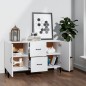 vidaXL Sideboard Weiß 100x36x60 cm Holzwerkstoff vidaXL Sideboard Weiß 100x36x60 cm Holzwerkstoff