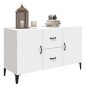 vidaXL Sideboard Weiß 100x36x60 cm Holzwerkstoff vidaXL Sideboard Weiß 100x36x60 cm Holzwerkstoff