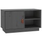 vidaXL TV-Schrank Grau 70x34x40 cm Massivholz Kiefer vidaXL TV-Schrank Grau 70x34x40 cm Massivholz Kiefer