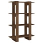 vidaXL Bücherregal/Raumteiler Braun Eichen-Optik 80x30x123,5 cm vidaXL Bücherregal/Raumteiler Braun Eichen-Optik 80x30x123,5 cm