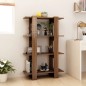 vidaXL Bücherregal/Raumteiler Braun Eichen-Optik 80x30x123,5 cm vidaXL Bücherregal/Raumteiler Braun Eichen-Optik 80x30x123,5 cm