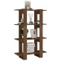 vidaXL Bücherregal/Raumteiler Braun Eichen-Optik 80x30x123,5 cm vidaXL Bücherregal/Raumteiler Braun Eichen-Optik 80x30x123,5 cm