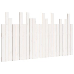 vidaXL Wand-Kopfteil Weiß 146,5x3x80 cm Massivholz Kiefer