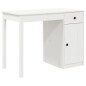 vidaXL Schreibtisch Weiß 100x50x75 cm Massivholz Kiefer vidaXL Schreibtisch Weiß 100x50x75 cm Massivholz Kiefer