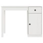 vidaXL Schreibtisch Weiß 100x50x75 cm Massivholz Kiefer vidaXL Schreibtisch Weiß 100x50x75 cm Massivholz Kiefer