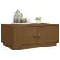 vidaXL Couchtisch Honigbraun 80x50x35 cm Massivholz Kiefer vidaXL Couchtisch Honigbraun 80x50x35 cm Massivholz Kiefer