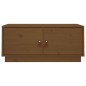 vidaXL Couchtisch Honigbraun 80x50x35 cm Massivholz Kiefer vidaXL Couchtisch Honigbraun 80x50x35 cm Massivholz Kiefer