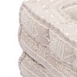1-Sitzer Modularer Pouf Beige Stoff 1-Sitzer Modularer Pouf Beige Stoff