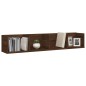 vidaXL CD-Wandregal Braun Eichen-Optik 100x18x18 cm Holzwerkstoff vidaXL CD-Wandregal Braun Eichen-Optik 100x18x18 cm Holzwerkstoff