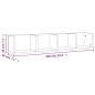 vidaXL CD-Wandregal Braun Eichen-Optik 100x18x18 cm Holzwerkstoff vidaXL CD-Wandregal Braun Eichen-Optik 100x18x18 cm Holzwerkstoff
