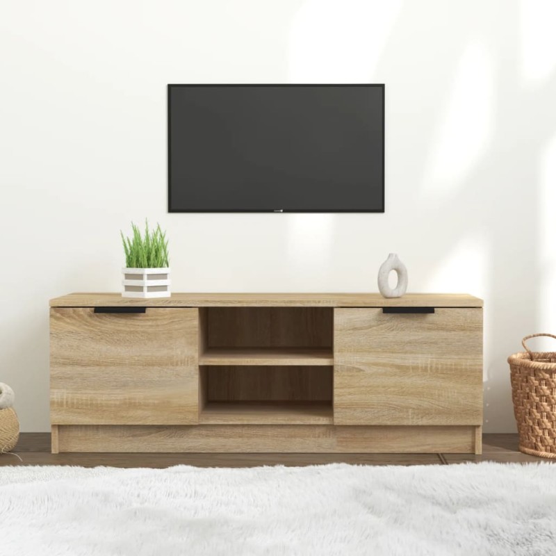 vidaXL TV-Schrank Sonoma-Eiche 102x35x36,5 cm Holzwerkstoff vidaXL TV-Schrank Sonoma-Eiche 102x35x36,5 cm Holzwerkstoff