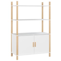vidaXL Highboard Weiß 80x40x121 cm Holzwerkstoff