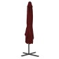 vidaXL Sonnenschirm mit Stahlmast Bordeauxrot 250x250x230 cm vidaXL Sonnenschirm mit Stahlmast Bordeauxrot 250x250x230 cm
