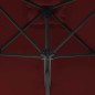 vidaXL Sonnenschirm mit Stahlmast Bordeauxrot 250x250x230 cm vidaXL Sonnenschirm mit Stahlmast Bordeauxrot 250x250x230 cm