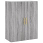 Highboard Grau Sonoma 69,5x34x180 cm Holzwerkstoff Highboard Grau Sonoma 69,5x34x180 cm Holzwerkstoff
