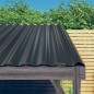 vidaXL Dachpaneele 36 Stk. Pulverbeschichteter Stahl Anthrazit 80x36cm vidaXL Dachpaneele 36 Stk. Pulverbeschichteter Stahl Anthrazit 80x36cm