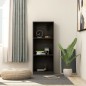 vidaXL Bücherregal 3 Fächer Schwarz 40x24x108 cm Holzwerkstoff vidaXL Bücherregal 3 Fächer Schwarz 40x24x108 cm Holzwerkstoff