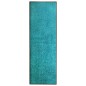vidaXL Fußmatte Waschbar Cyan 60x180 cm vidaXL Fußmatte Waschbar Cyan 60x180 cm