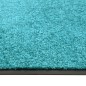 vidaXL Fußmatte Waschbar Cyan 60x180 cm vidaXL Fußmatte Waschbar Cyan 60x180 cm
