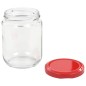 vidaXL Marmeladengläser mit Rotem Deckel 96 Stk. 230 ml vidaXL Marmeladengläser mit Rotem Deckel 96 Stk. 230 ml