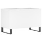 vidaXL Plattenschrank Weiß 74,5x38x48 cm Holzwerkstoff vidaXL Plattenschrank Weiß 74,5x38x48 cm Holzwerkstoff