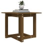 vidaXL Couchtisch Honigbraun 50x50x45 cm Massivholz Kiefer vidaXL Couchtisch Honigbraun 50x50x45 cm Massivholz Kiefer