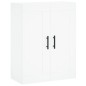 vidaXL Wandschrank Weiß 69,5x34x90 cm Holzwerkstoff vidaXL Wandschrank Weiß 69,5x34x90 cm Holzwerkstoff
