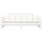 vidaXL Tagesbett Ausziehbar Weiß Massivholz Kiefer 2x(90x190) cm vidaXL Tagesbett Ausziehbar Weiß Massivholz Kiefer 2x(90x190) cm