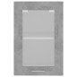 vidaXL Hängeglasschrank Betongrau 40x31x60 cm Holzwerkstoff vidaXL Hängeglasschrank Betongrau 40x31x60 cm Holzwerkstoff
