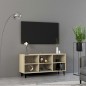 vidaXL TV-Schrank mit Metallbeinen Sonoma-Eiche 103,5x30x50 cm vidaXL TV-Schrank mit Metallbeinen Sonoma-Eiche 103,5x30x50 cm