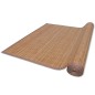 vidaXL Teppich Bambus 160x230 cm Braun vidaXL Teppich Bambus 160x230 cm Braun
