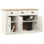 vidaXL Sideboard mit Schubladen VIGO 113x40x75 cm Massivholz Kiefer vidaXL Sideboard mit Schubladen VIGO 113x40x75 cm Massivholz Kiefer
