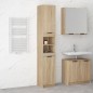 vidaXL Badschrank Sonoma-Eiche 32x34x188,5 cm Holzwerkstoff vidaXL Badschrank Sonoma-Eiche 32x34x188,5 cm Holzwerkstoff